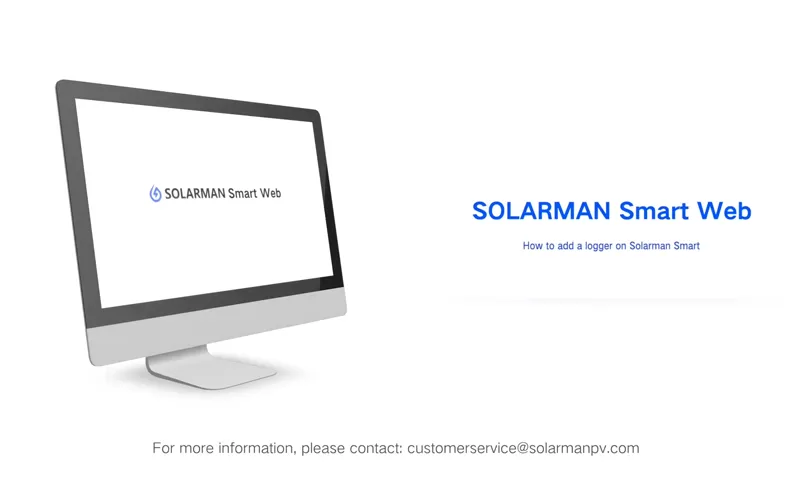 Cómo agregar un registrador de datos en Solarman Smart Web