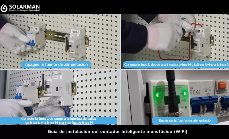Presentación Y Guía De Instalación Del Contador Inteligente SOLARMAN