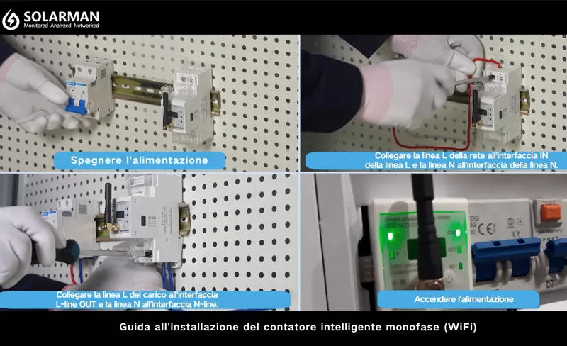 Medidor inteligente Introduzione E Guida All'installazione Dello SOLARMAN