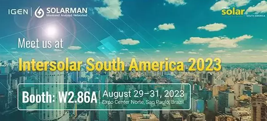 Invitación a la exposición Intersolar Sudamérica de SOLARMAN