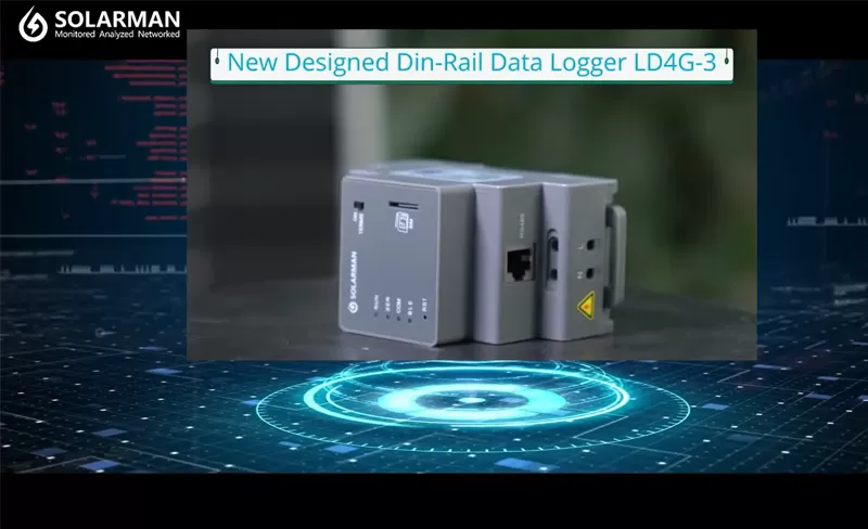 Nueva Generación de registrador de datos SOLARMAN DIN-Rail-LD4G-3