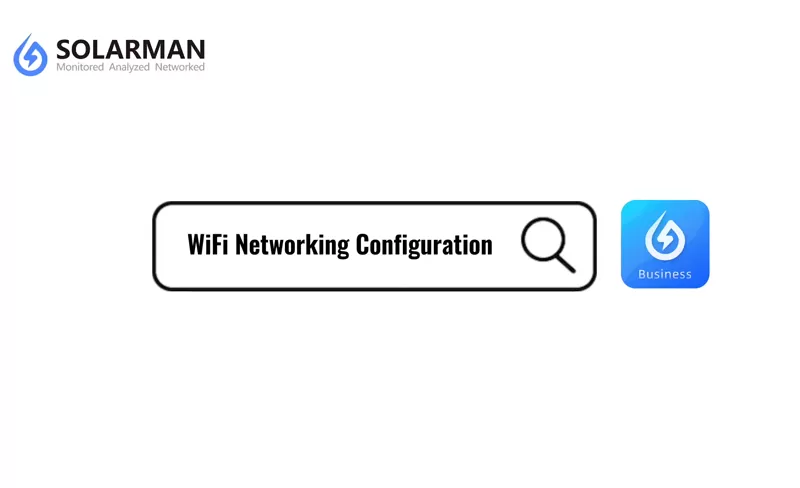 SOLARMAN Business APP Configuración de redes WiFi