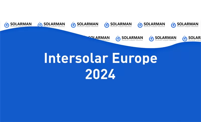 SOLARMAN brilla en el Día 1 de la 2024 Intersolar Europe
