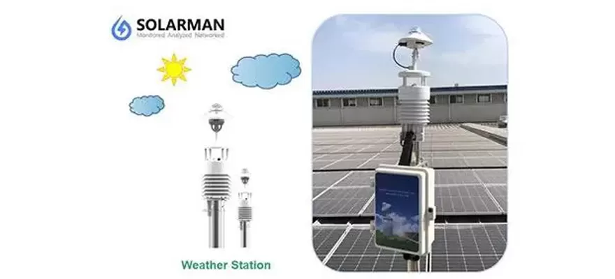 Estación meteorológica SOLARMAN-Oficial de inteligencia para el sistema PV